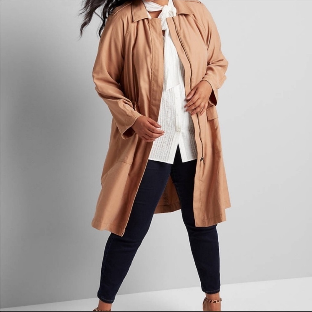NWT Lane Bryant Utility duster jacket - Picture 2 of 14